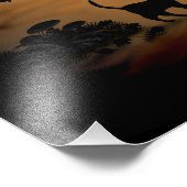 ハロウィーンの夜、ハッピーハローウィン! フォトプリント            (角)