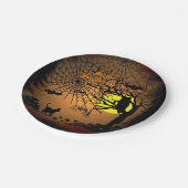 ハロウィーンの夜、ハッピーハローウィン! ペーパープレート (アングル)