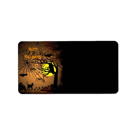 ハロウィーンの夜、ハッピーハローウィン! ラベル (正面)