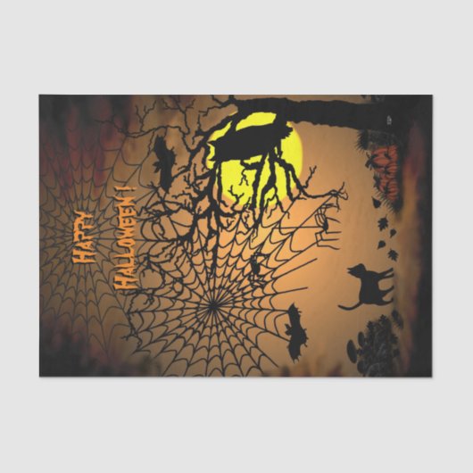 ハロウィーンの夜、ハッピーハローウィン! 薄葉紙 (正面)