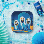 ハロウィーンの夜 ペーパープレート (パーティー)