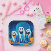 ハロウィーンの夜 ペーパープレート (パーティー)