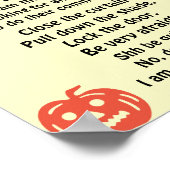 ハロウィーンの夜 ポスター (角)