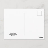 ハロウィーンの夜 ポストカード (裏面)