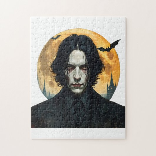 ハロウィーンの夜 – 吸血鬼の台頭 ジグソーパズル (縦)