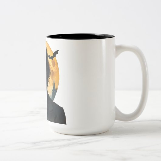 ハロウィーンの夜 – 吸血鬼の台頭 ツートーンマグカップ (右)