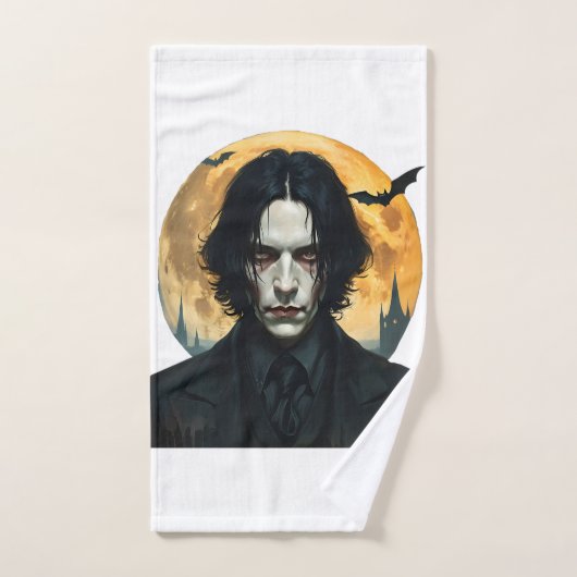 ハロウィーンの夜 – 吸血鬼の台頭 ハンドタオル (ハンドタオル)