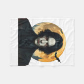 ハロウィーンの夜 – 吸血鬼の台頭 フリースブランケット (正面(横))