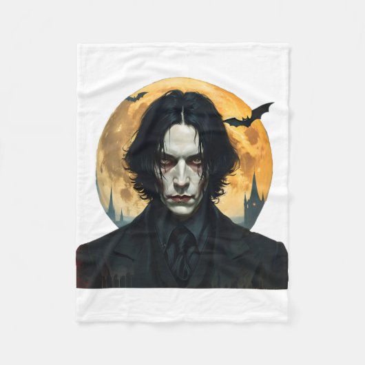 ハロウィーンの夜 – 吸血鬼の台頭 フリースブランケット (正面)