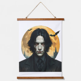 ハロウィーンの夜 – 吸血鬼の台頭 吊り下げ型タペストリー