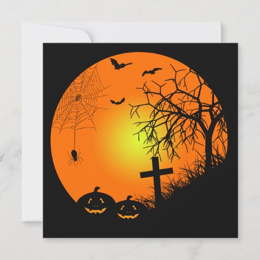 ハロウィーンの夜 招待状 (正面)