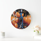 ハロウィーンの夢 – ケン・ゲージ・アート ラージ壁時計 (ホーム)
