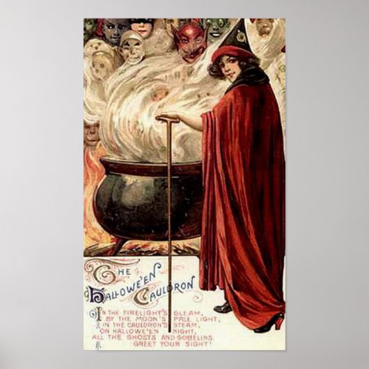 ハロウィーンの大釜 ポスター (正面)
