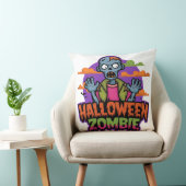 ハロウィーンの奇妙なゾンビ装飾用クッション：エリー クッション (椅子)