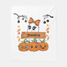 ハロウィーンの女の子の名前入りグッズ