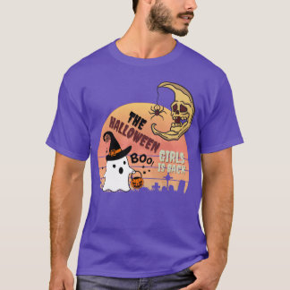 ハロウィーンの女の子はバックギフトだ Tシャツ