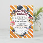 『ハロウィーンの女の魔女』 招待状 (スタンド正面)