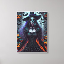 ハロウィーンの女性