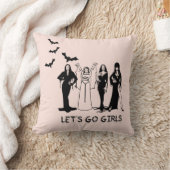 ハロウィーンの女性 クッション (ブランケット)