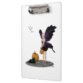 ハロウィーンの妖精とカボチャのクリップボード クリップボード (左)