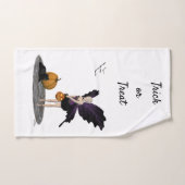 ハロウィーンの妖精とカボチャのハンドタオル ハンドタオル (ハンドタオル)