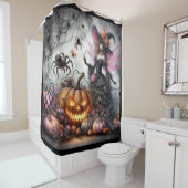 ハロウィーンの妖精 シャワーカーテン (インサイチュ)