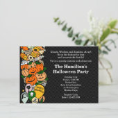ハロウィーンの子どもの衣装パーティー 招待状 (スタンド正面)