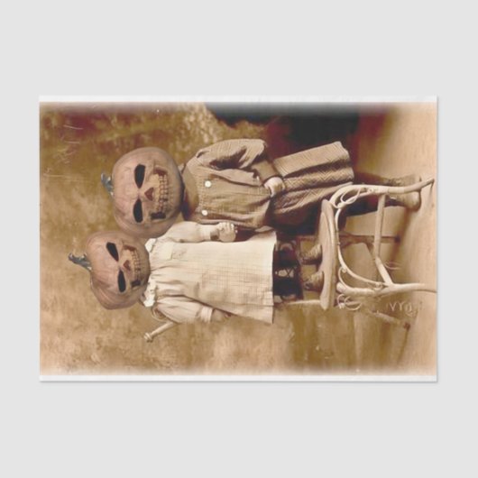 ハロウィーンの子どもカボチャの衣装 薄葉紙 (正面)