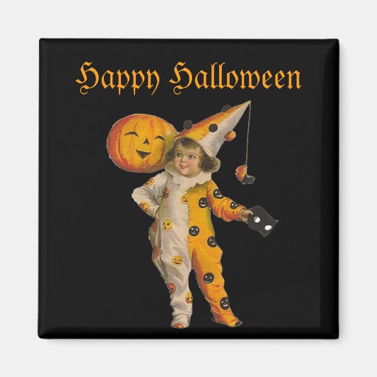 ハロウィーンの子ども マグネット (正面)