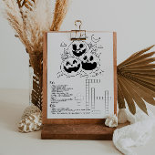 ハロウィーンの子のアクティブ化ワークシート ノートパッド