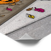 ハロウィーンの子供のトリックまたは治療 ポスター (角)