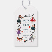 ハロウィーンの子供の衣装パレード ギフトタグ (正面)