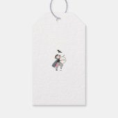 ハロウィーンの子供の衣装パレード ギフトタグ (裏面)