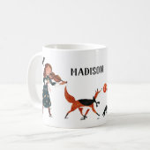 ハロウィーンの子供の衣装パレード コーヒーマグカップ (正面左)