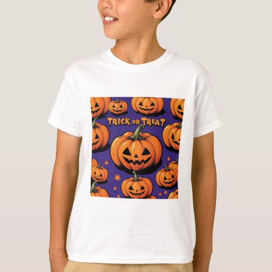ハロウィーンの子供のTシャツ Tシャツ (正面)