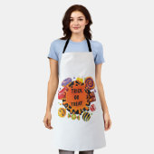 ハロウィーンの子供 エプロン (着用した状態)