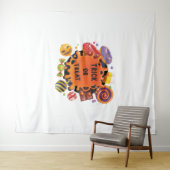 ハロウィーンの子供 タペストリー (インサイチュ(横))