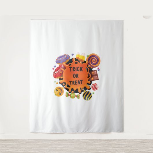 ハロウィーンの子供 タペストリー (正面)