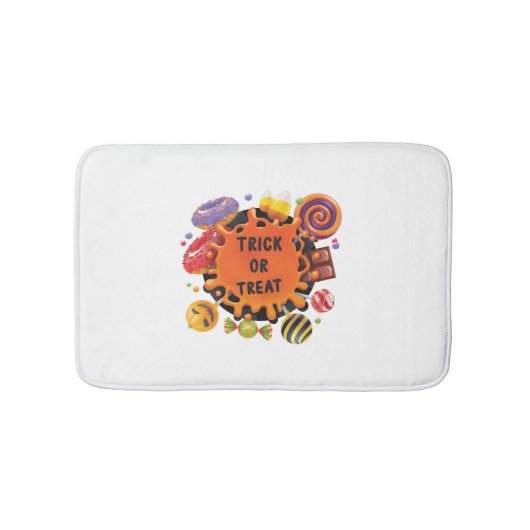 ハロウィーンの子供 バスマット (正面)