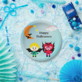 ハロウィーンの子供 ペーパープレート (パーティー)