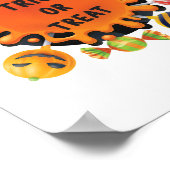 ハロウィーンの子供 ポスター (角)