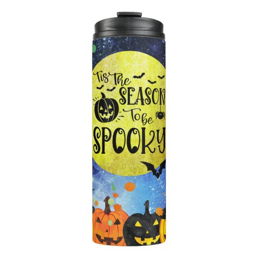 ハロウィーンの季節不気味になる タンブラー (正面)