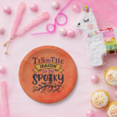 ハロウィーンの季節不気味になる ペーパープレート (パーティー)