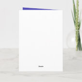 ハロウィーンの孫娘の花嫁 カード (裏面)