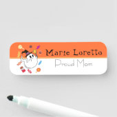 ハロウィーンの安全ピンまたは従業員の磁気名タグ 名札 (インサイチュ)