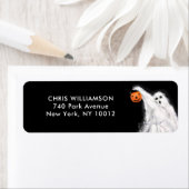 ハロウィーンの宛名ラベル ラベル (インサイチュ)