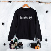 ハロウィーンの家族のマおもしろいマママ母ママ スウェットシャツ