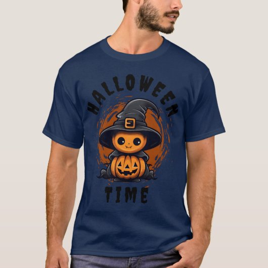 ハロウィーンの家族の時間 Tシャツ (正面)