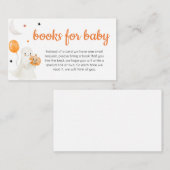 ハロウィーンの小さなブーはほとんどベビーのための本 エンクロージャーカード (正面/裏面)