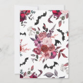 ハロウィーンの小さなブーはほとんど赤ちゃんシャワーが必要 招待状 (裏面)